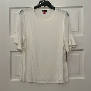 Ivory Colored White Vince Camuto top Size L